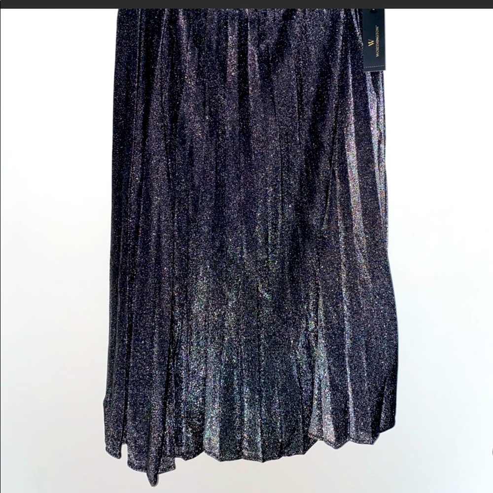 🦋💐Silver metallic pleated skirt 🦋💐